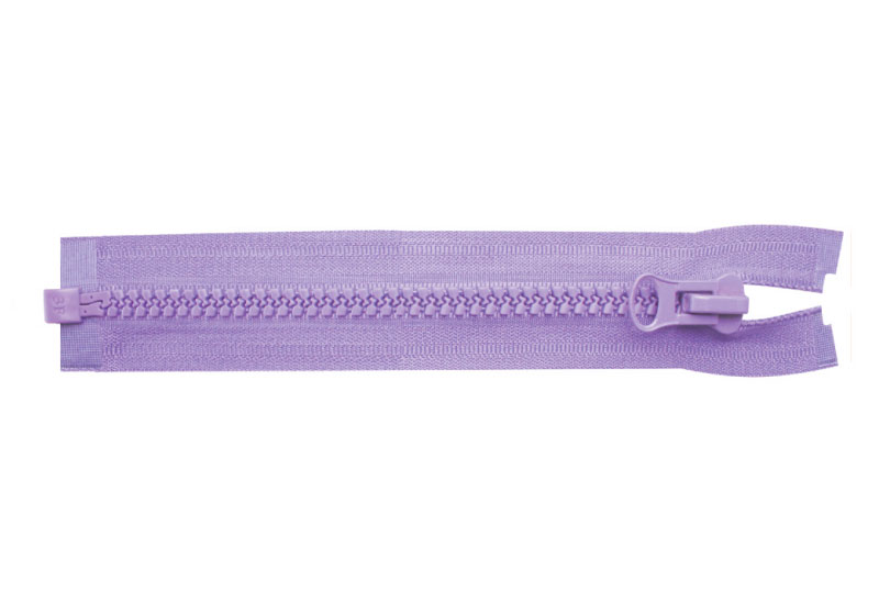  #8 Plastic zipper with dynamic teeth,closed end,auto lock slider 